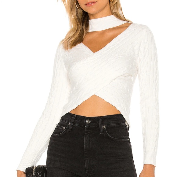 superdown Sweaters - Revolve Superdown Eden Wrap Cutout Sweater